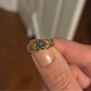 10k Yellow & Rose Gold Mystic Topaz Ring